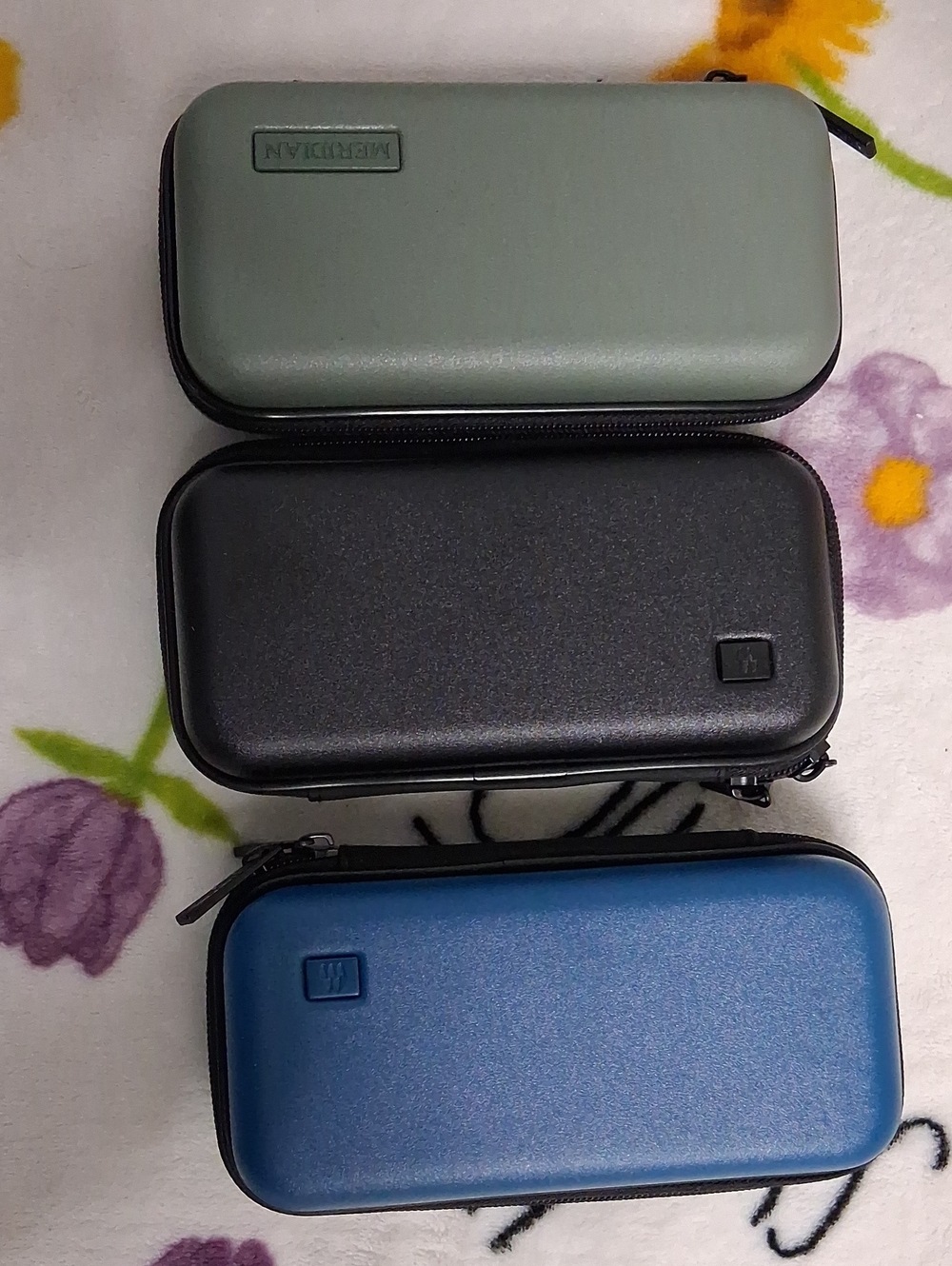 Green Hard Shell Carry Case for Men - Compact Travel Organizer